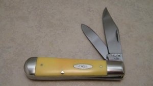 Case XX USA 4 Dot (1976) Yellow 3299 1/2 Jack Knife