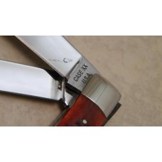 Case XX USA 3 Dot (1977) Red Bone 6254 Trapper Knife Case XX USA 3 Dot (1977) Red Bone 6254 Trapper Knife