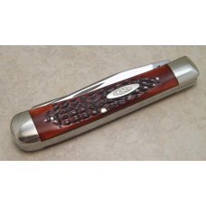 Case XX USA 3 Dot (1977) Red Bone 6254 Trapper Knife Case XX USA 3 Dot (1977) Red Bone 6254 Trapper Knife