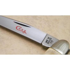 Case XX Stainless USA 2 Dot (1978) Stag Red Etch Muskrat Knife Case XX Stainless USA 2 Dot (1978) Stag Red Etch Muskrat Knife