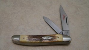 Case XX Stainless USA 2 Dot (1978) Stag 52087 SSP Red Etch Jack Knife