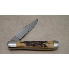 Case XX SS USA 9 Dot (1981) Stag 5149 SSP 1 Blade Copperhead Knife Case XX SS USA 9 Dot (1981) Stag 5149 SSP 1 Blade Copperhead Knife