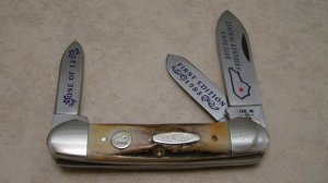 Case XX SS USA Stag 53131 SSP 3 Blade Canoe Knife Central Kentucky Knife Club 1st Edition 1983