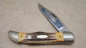 Case XX SS USA Stag 6165-L SAB SSP Lockback Knife Central Kentucky Knife Club 2nd Edition 1984