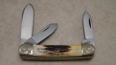 BOKER RED Jigged BONE MINT PREMIUM STOCKMAN Pocket Knife