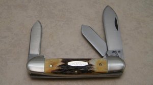 Case XX SS USA 9 Dot (1981) Stag 53131 SSP 3 Blade Canoe Knife