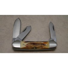 Case XX SS USA 9 Dot (1981) Stag 53131 SSP 3 Blade Canoe Knife Case XX SS USA 9 Dot (1981) Stag 53131 SSP 3 Blade Canoe Knife
