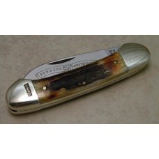 Schrade Wostenholm IXL Sheffield England Stag Canoe Knife Schrade Wostenholm IXL Sheffield England Stag Canoe Knife