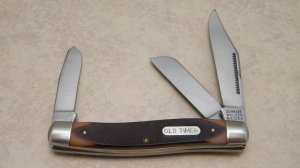 Schrade Walden NY USA 8OT Delrin Old Timer Senior Stockman Knife