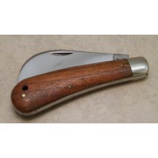 Case XX USA 10 Dot (1970) Walnut Wood 11011 Hawkbill Pruner Knife Case XX USA 10 Dot (1970) Walnut Wood 11011 Hawkbill Pruner Knife