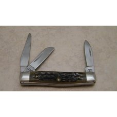 Case XX SS USA 2 Dot (1988) Green Bone G63033 Little Stockman Knife Case XX SS USA 2 Dot (1988) Green Bone G63033 Little Stockman Knife