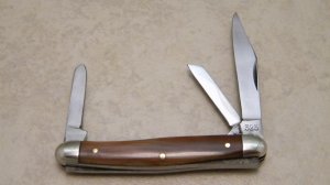 Schmidt & Ziegler German Bull Solingen Germany 323 Celluloid Little Stockman Knife