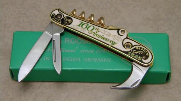 Hen & Rooster Solingen Germany 160th Anniversary Stan Hope Bartenders Knife in Box c.2005 Hen & Rooster Solingen Germany 160th Anniversary Stan Hope Bartenders Knife in Box c.2005