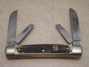 Carl Schlieper Solingen Germany German Eye Stag 60DS Congress Knife