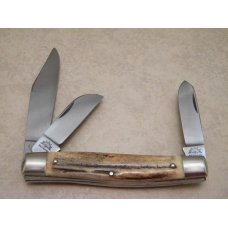 Carl Schlieper Solingen Germany German Eye Stag 425DS Large Stockman Knife
