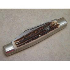 Carl Schlieper Solingen Germany German Eye Stag 425DS Large Stockman Knife