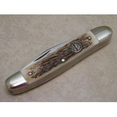 Carl Schlieper Solingen Germany German Eye Stag SS-DS Stockman Knife