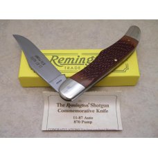 Remington 1990 Shotgun Commemorative Delrin Folding Hunter Knife in Box Remington 1990 Shotgun Commemorative Delrin Folding Hunter Knife in Box