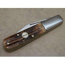 Remington USA Stag 18697 Barlow Knife in Box Remington USA Stag 18697 Barlow Knife in Box