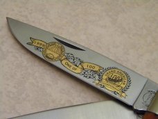 Remington USA Cartridge Bone R1128 Trapper Knife 1999 ATA Grand American in Box Remington USA Cartridge Bone R1128 Trapper Knife 1999 ATA Grand American in Box