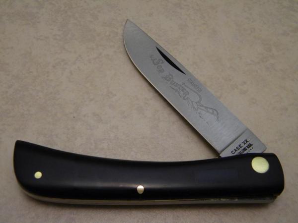 Case XX Stainless USA 9 Dot (1971) Slick Black 2138 LSS Linerlock Sod Buster Knife Case XX Stainless USA 9 Dot (1971) Slick Black 2138 LSS Linerlock Sod Buster Knife