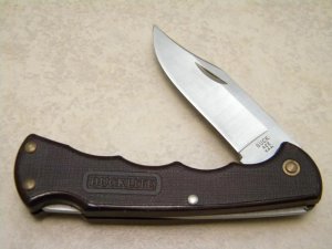 Buck 422 USA Dark Maroon Bucklite Lockback Knife