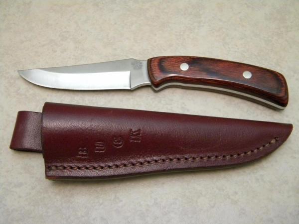 Buck 475 USA Wood Fixed Blade Sheath Knife Limited Production 1997