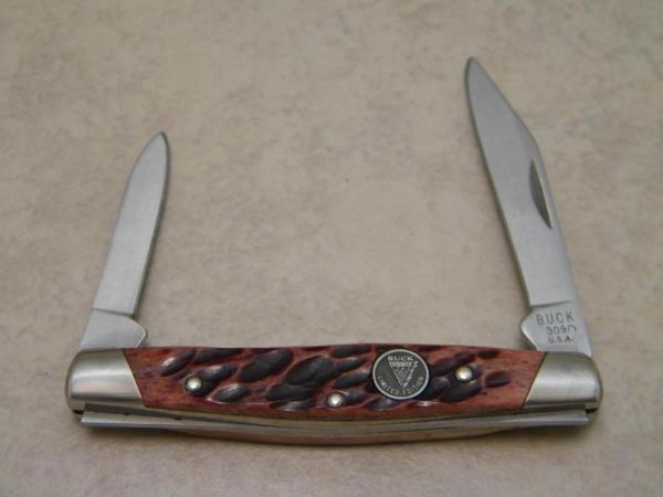 Buck 309 USA Jigged Bone Limited Edition 2 Blade Stockman Knife c.1997 Buck 309 USA Jigged Bone Limited Edition 2 Blade Stockman Knife c.1997