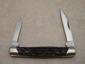 Buck 309 USA Jigged Bone 2 Blade Stockman Knife c.1989
