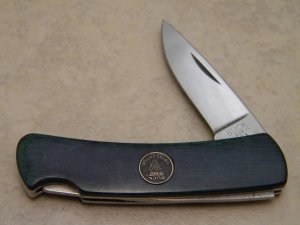 Buck 525 USA Green Wood Limited Edition Lockback Knife c.1997