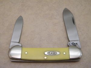 Case XX USA 3 Dot (1997) Yellow 32131 CV Canoe Knife