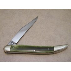 Fight'n Rooster Germany Green Bone Toothpick Knife Still Water Runs Deep c.1987 Fight'n Rooster Germany Green Bone Toothpick Knife Still Water Runs Deep c.1987