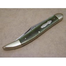 Fight'n Rooster Germany Green Bone Toothpick Knife Still Water Runs Deep c.1987 Fight'n Rooster Germany Green Bone Toothpick Knife Still Water Runs Deep c.1987