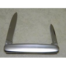 Hen & Rooster Solingen Stainless Bertram Germany Fancy Metal 2 Blade Pen Knife c.1970's Hen & Rooster Solingen Stainless Bertram Germany Fancy Metal 2 Blade Pen Knife c.1970's