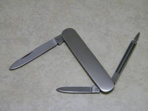 Hen & Rooster Solingen Stainless Fancy Metal Lobster Knife c.1970's 