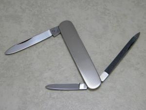Hen & Rooster Solingen Stainless Bertram Germany Fancy Metal Lobster Knife c.1970's 
