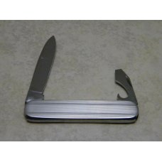 Hen & Rooster Solingen Stainless Fancy Metal 2 Blade Pen Knife c.1970's Hen & Rooster Solingen Stainless Fancy Metal 2 Blade Pen Knife c.1970's