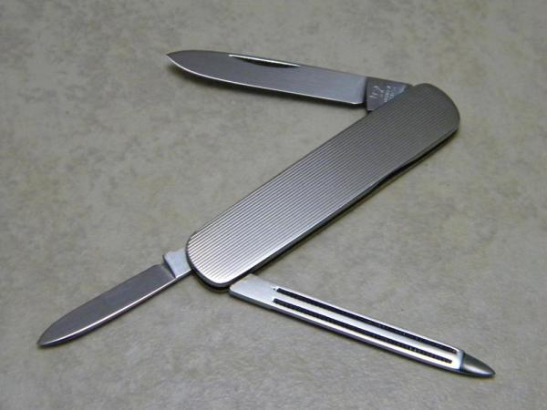 Hen & Rooster Solingen Stainless Bertram Germany Fancy Metal Lobster Knife c.1970's Hen & Rooster Solingen Stainless Bertram Germany Fancy Metal Lobster Knife c.1970's