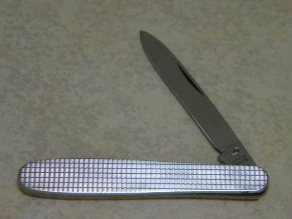 Hen & Rooster Solingen Stainless Bertram Germany Fancy Metal Pen Knife c.1970's Hen & Rooster Solingen Stainless Bertram Germany Fancy Metal Pen Knife c.1970's