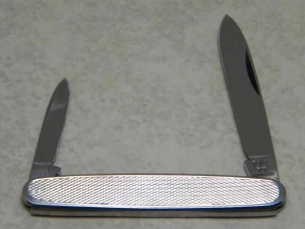 Hen & Rooster Stainless C. Bertram Germany Fancy Metal Pen Knife c.1970's Hen & Rooster Stainless C. Bertram Germany Fancy Metal Pen Knife c.1970's