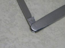 Hen & Rooster Solingen Stainless C. Bertram Germany Fancy Metal Pen Knife c.1970's 
