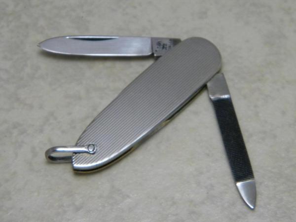 Hen & Rooster Solingen Stainless Fancy Metal Lobster Fob Knife c.1970's Hen & Rooster Solingen Stainless Fancy Metal Lobster Fob Knife c.1970's