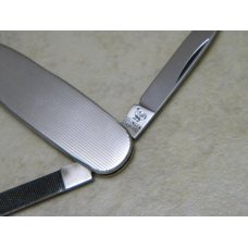 Hen & Rooster Solingen Stainless Fancy Metal Lobster Fob Knife c.1970's Hen & Rooster Solingen Stainless Fancy Metal Lobster Fob Knife c.1970's