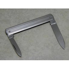 Hen & Rooster Solingen Stainless Fancy Metal Pen Knife Holliday Steel c.1970's Hen & Rooster Solingen Stainless Fancy Metal Pen Knife Holliday Steel c.1970's