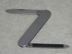 Hen & Rooster Solingen Stainless Carters Germany Fancy Metal Lobster Knife c.1960-1983 