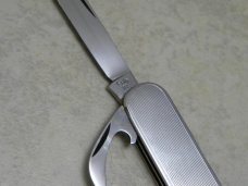 Hen & Rooster Solingen Stainless Carters Germany Fancy Metal Multi-Blade Knife c.1960-1983 Hen & Rooster Solingen Stainless Carters Germany Fancy Metal Multi-Blade Knife c.1960-1983