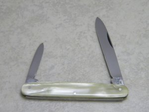 Hen & Rooster Solingen Stainless Carters Germany Cracked Ice Pen Knife c.1960-1983 