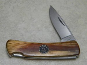 Buck 525 USA Wood Limited Edition Lockback Knife c.1997