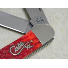 Case XX USA 2004 Red Bone 6394 SS Large Canoe Gunboat Knife Case XX USA 2004 Red Bone 6394 SS Large Canoe Gunboat Knife