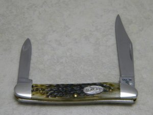 Case XX SS USA 2 Dot (1988) Green Bone G62087 PEN 2 Blade Stockman Knife